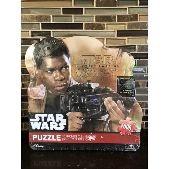 Disney Other - Star Wars Puzzle Force Awakens Finn Collectors Tin Brand NEW Sealed